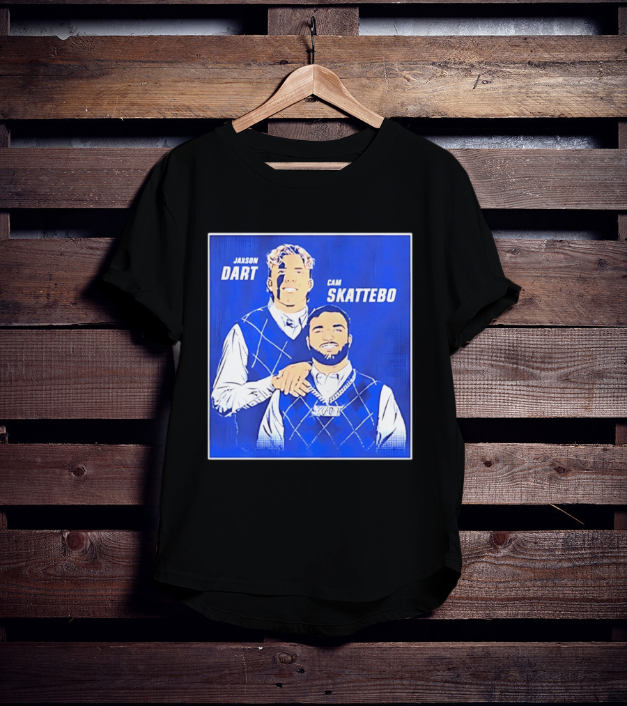 Jaxson Dart Cam Skattebo Step Brothers New York Giants Comedy T-Shirt