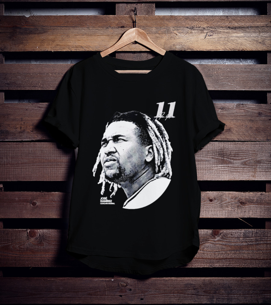 Jose Ramirez Cleveland Guardians 2026 Lineage Series 11 T-Shirt