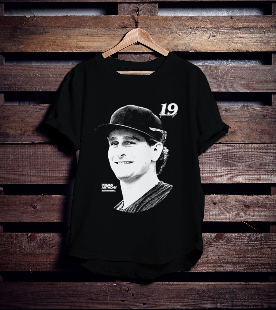 Roman Anthony 19 Boston Red Sox MLB 2026 Lineage Series T-Shirt