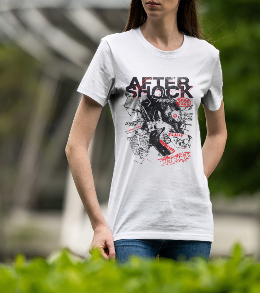 Aftershock Festival 2026 Sacramento California October 1 4 The Sound Of Rock N' Roll Chatter Brain T-Shirt