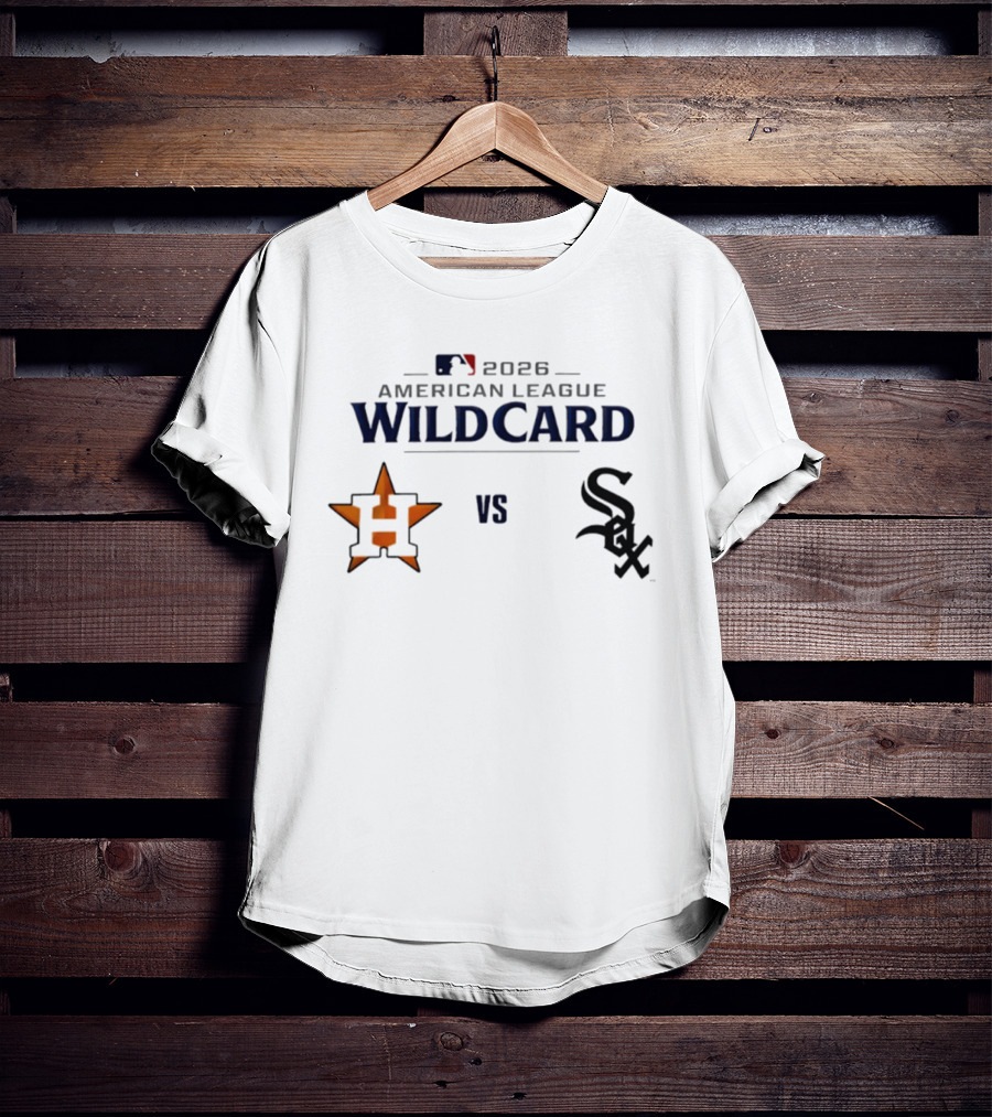 2026 American League Wild Card Houston Astros Vs Chicago White Sox T-Shirt