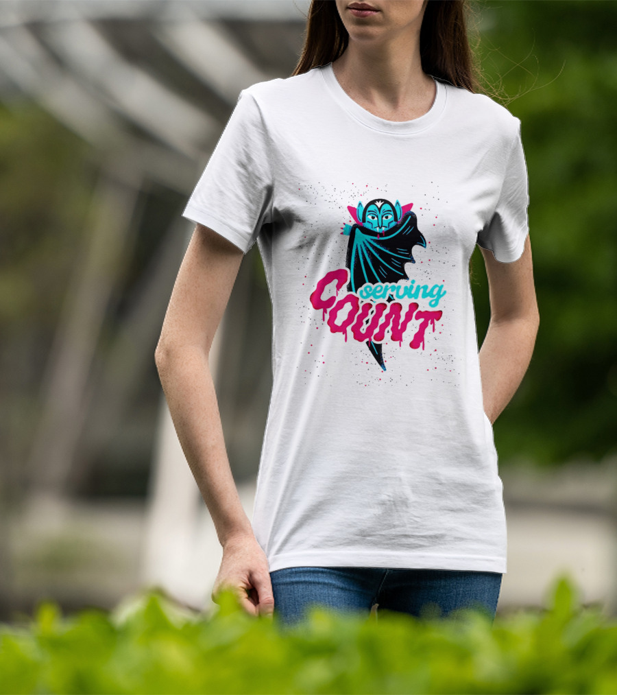 Serving Cunt Dracula Vampire Pastel Gothic Halloween T-Shirt