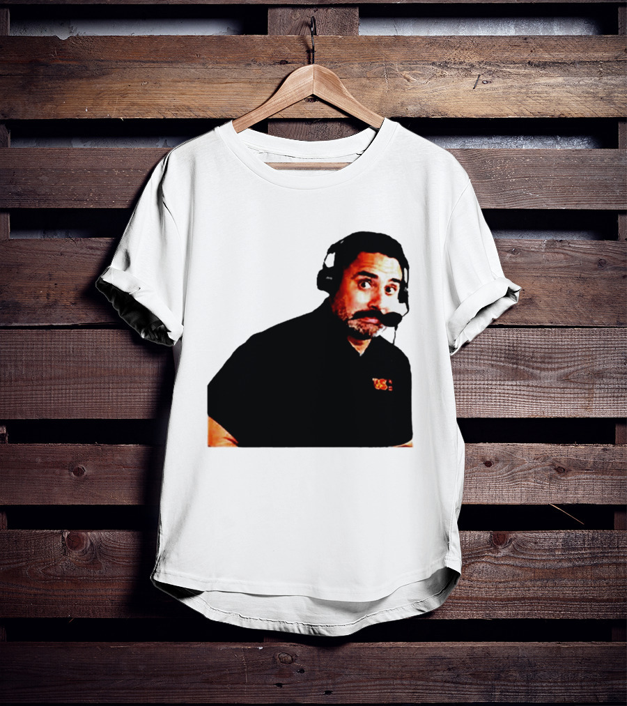 Steve Sarkisian Headset Shocked Longhorns Face Meme T-Shirt