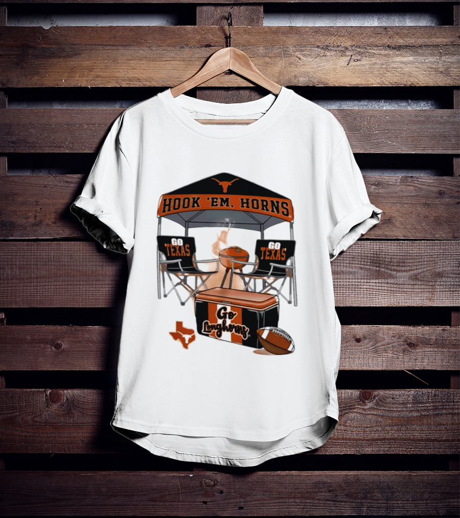Texas Longhorns Hook 'Em Horns Go Texas 2026 NCAA Tailgater Hometown Football Fan Essentials T-Shirt