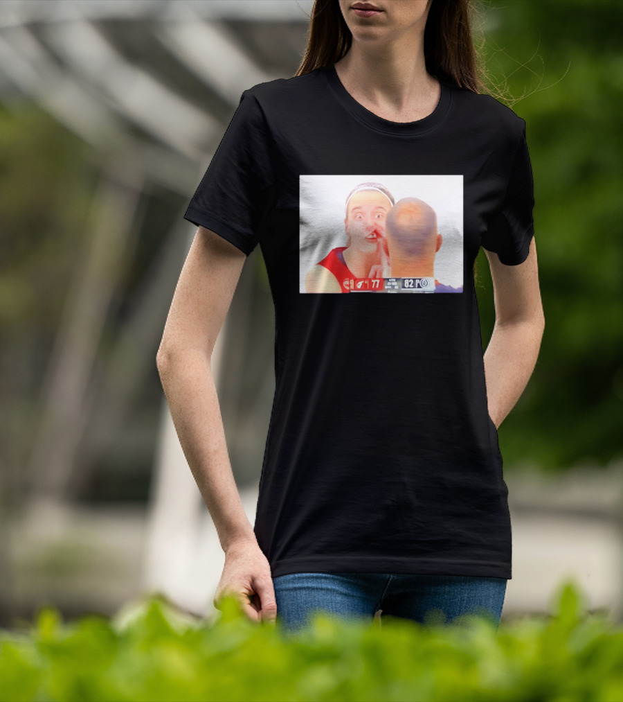Caitlin Clark Indiana Fever Bleeding Incident Basketball Game Moment T-Shirt
