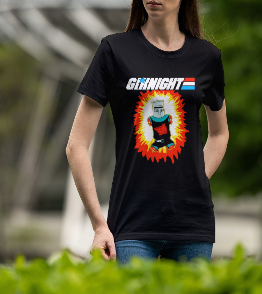 GI Night Black Knight Monty Python Exploding T-Shirt
