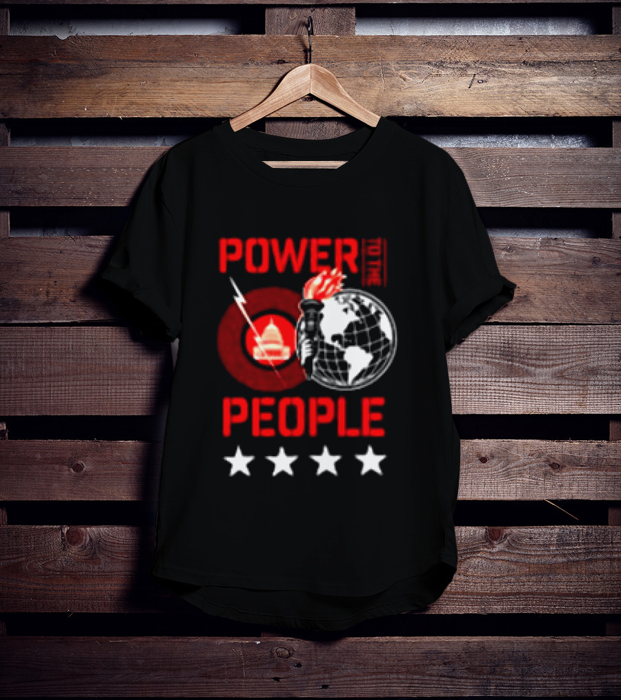 Power To The People 2026 Columbia MD October 3 Merriweather Post Pavilion Capitol Globe Torch T-Shirt