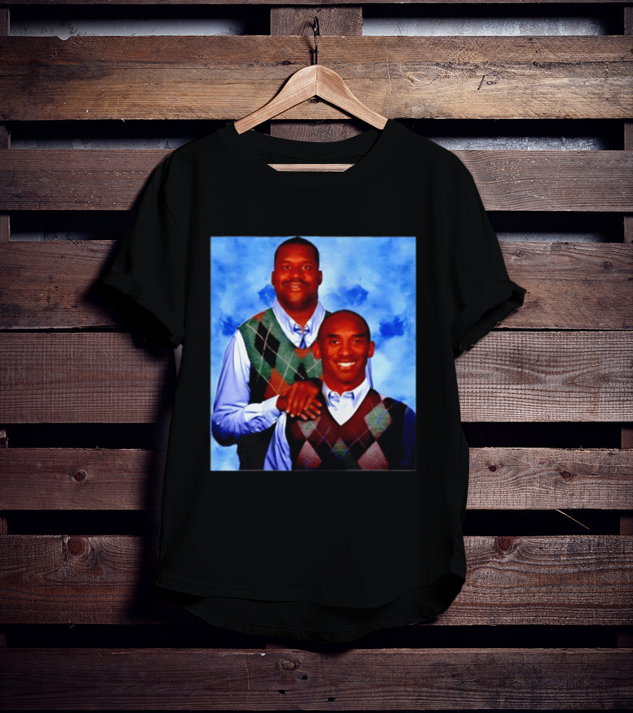 Shaquille O'Neal Kobe Bryant Step Brothers Meme Basketball T-Shirt
