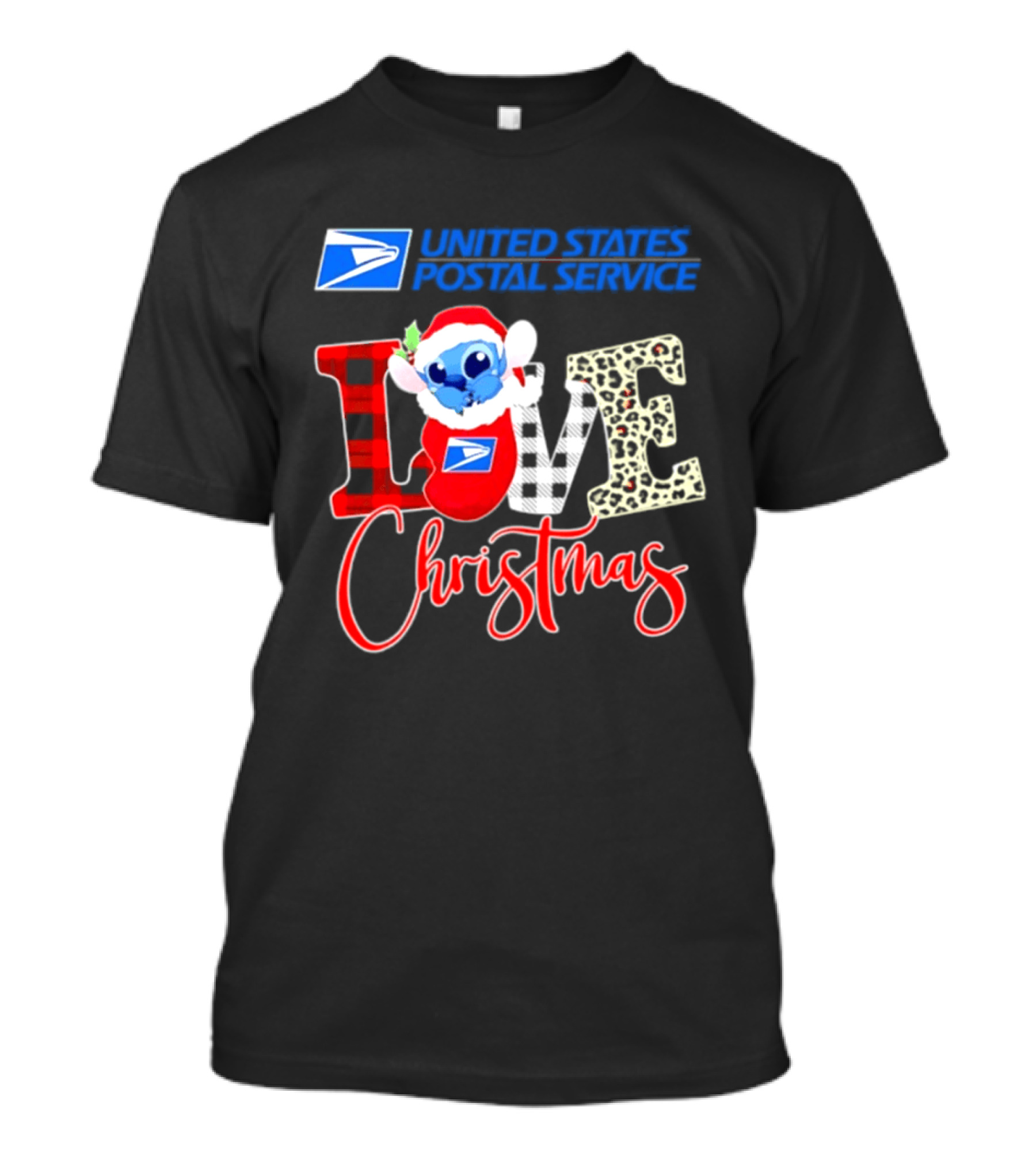 United States Postal Service Stitch Love Christmas 2026 Collaboration T-Shirt