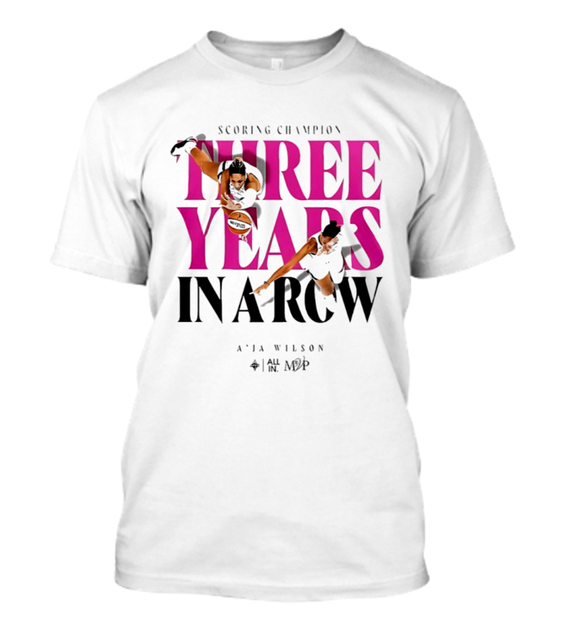A'ja Wilson Scoring Champion Three Years In A Row MVP T-Shirt
