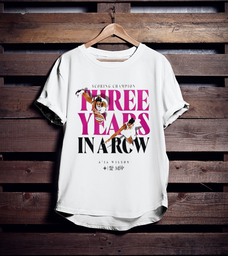 A'ja Wilson Scoring Champion Three Years In A Row MVP T-Shirt