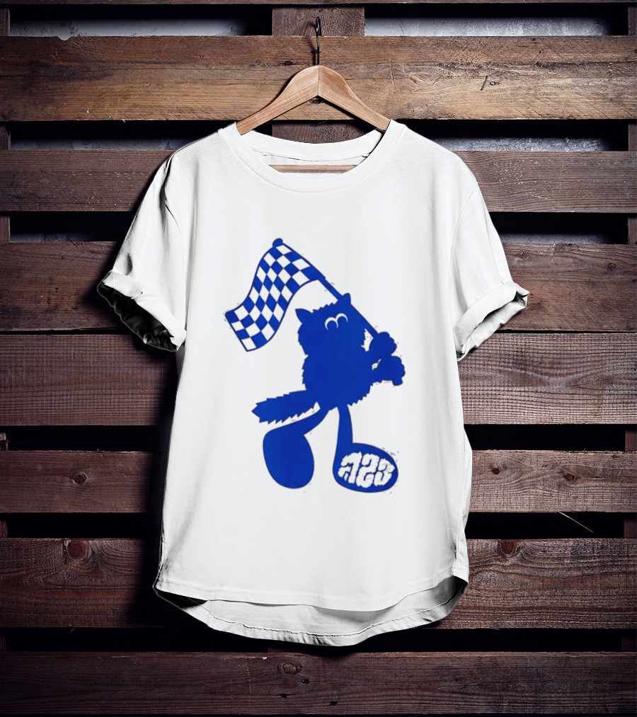 Alex Albon Quadrant Singapore Race Week Mascot 23 Checkered Flag T-Shirt