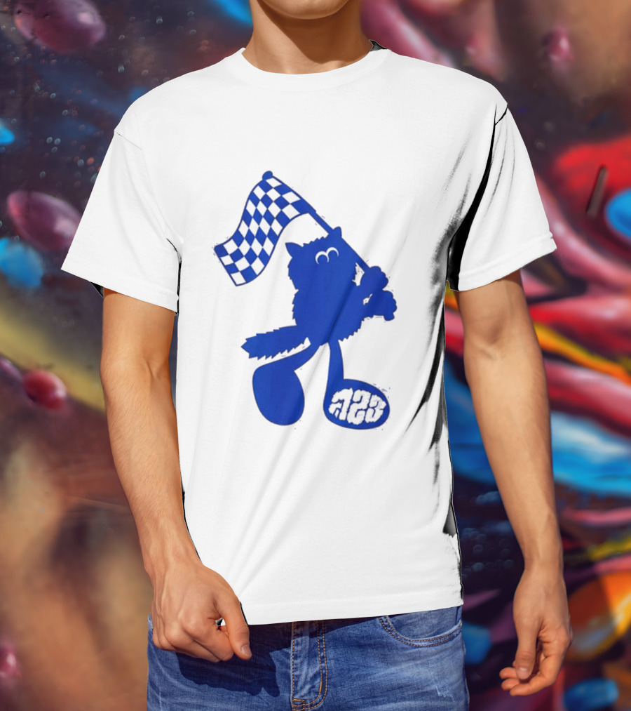 Alex Albon Quadrant Singapore Race Week Mascot 23 Checkered Flag T-Shirt