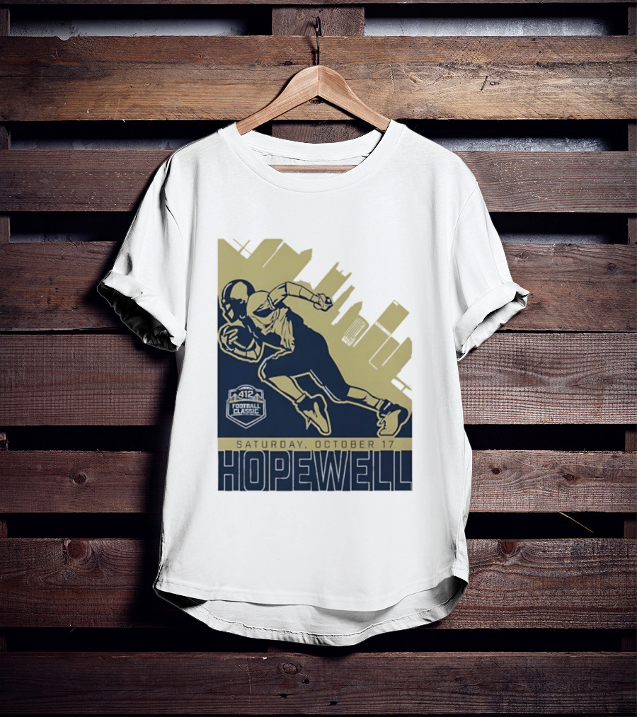 Hopewell Football Classic Saturday October 17 City Skyline T-Shirt