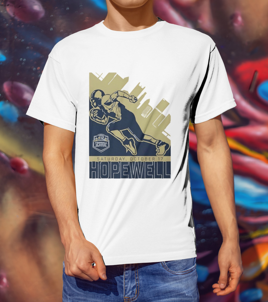 Hopewell Football Classic Saturday October 17 City Skyline T-Shirt