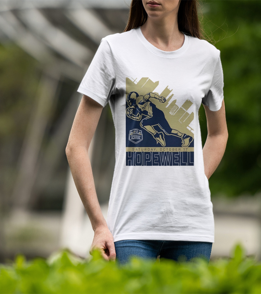 Hopewell Football Classic Saturday October 17 City Skyline T-Shirt
