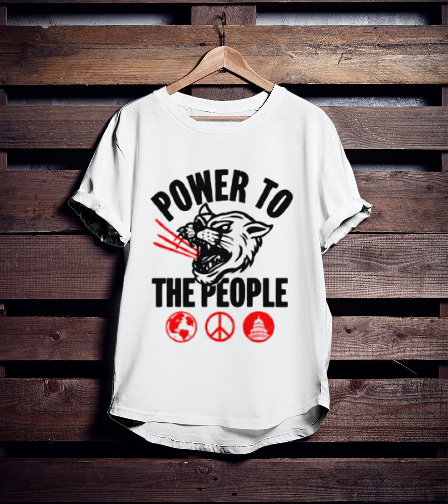 Power To The People 2026 Columbia MD October 3 Merriweather Post Pavilion The Tiger Peace T-Shirt
