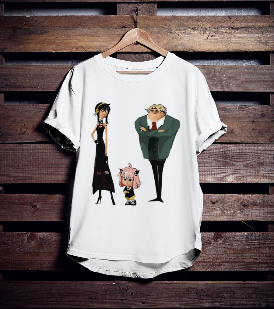 Despicable X Family Loid Forger Yor Forger Anya Forger Spy X Family Characters T-Shirt