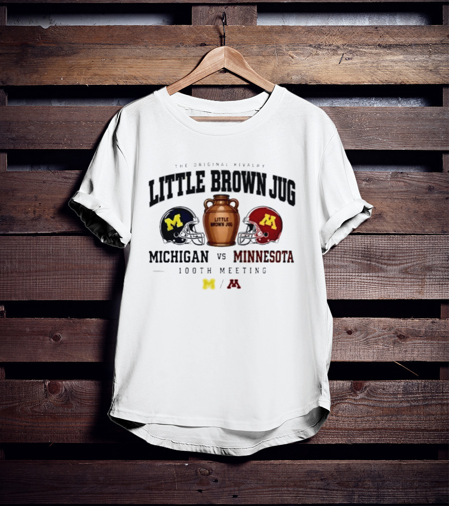 The Original Rivalry Little Brown Jug Michigan Vs Minnesota 100th Meeting 2026 T-Shirt