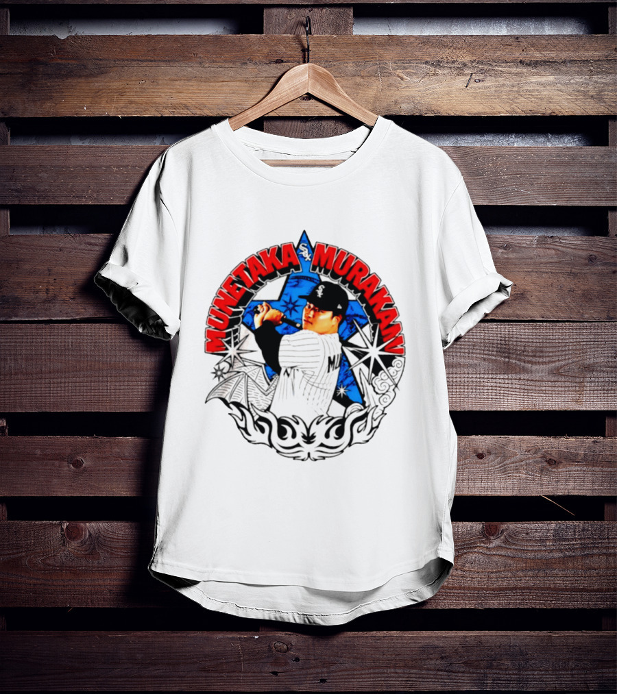 Munetaka Murakami White Sox MLB Baseball Player Chicago Starburst T-Shirt