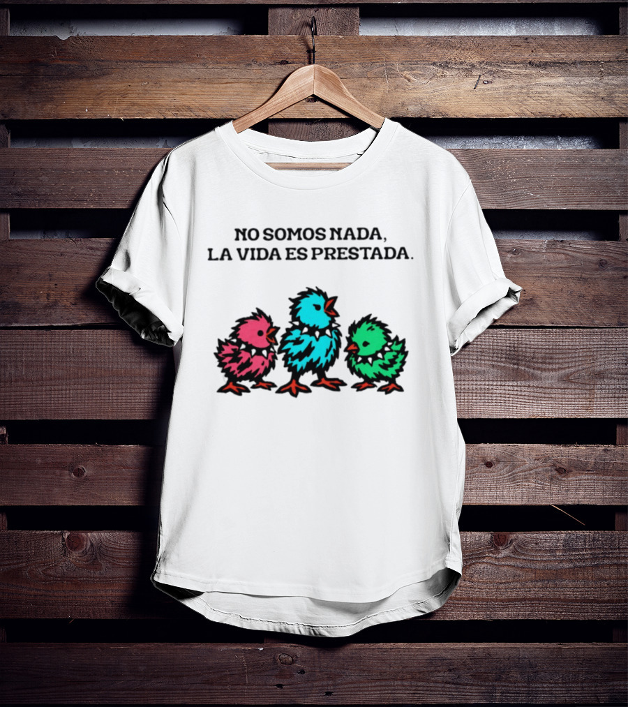 No Somos Nada La Vida Es Prestada Colorful Punk Chicks T-Shirt