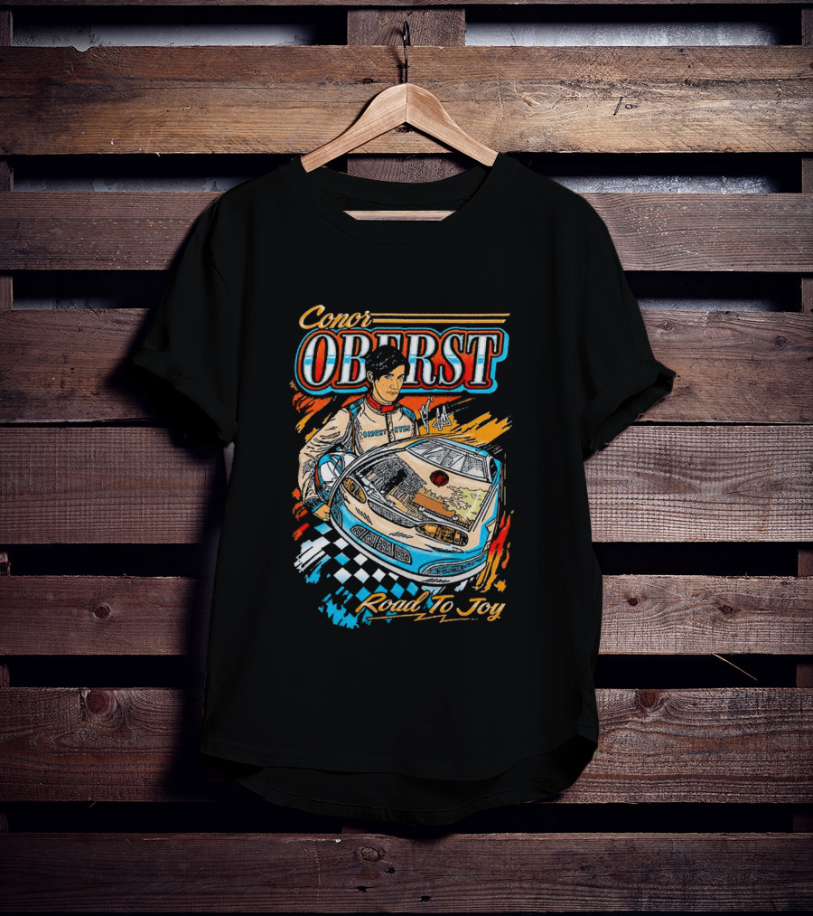 Conor Oberst Bright Eyes Road To Joy Nascar Bootleg T-Shirt