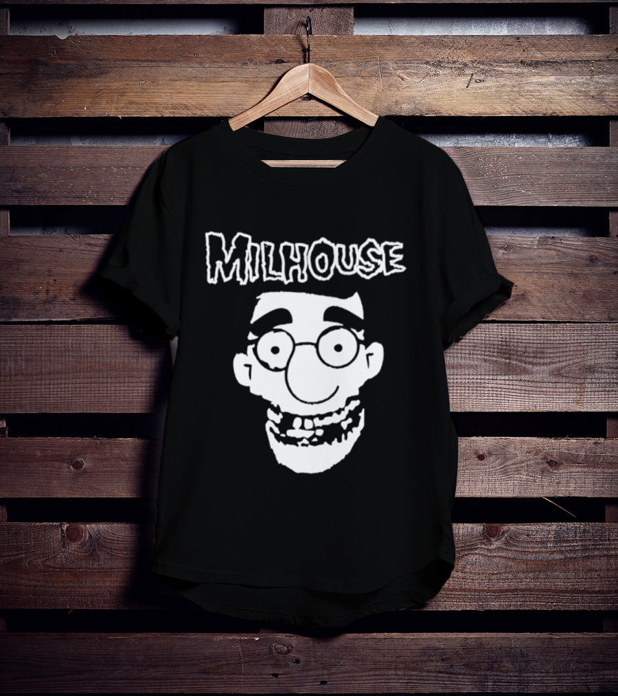Milhouse Face The Simpsons Cartoon Animated Series T-Shirt