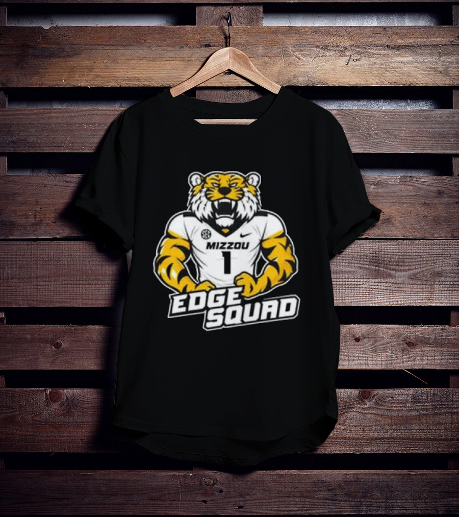 Mizzou Tigers Edge Squad 2026 Black Nike No.1 T-Shirt