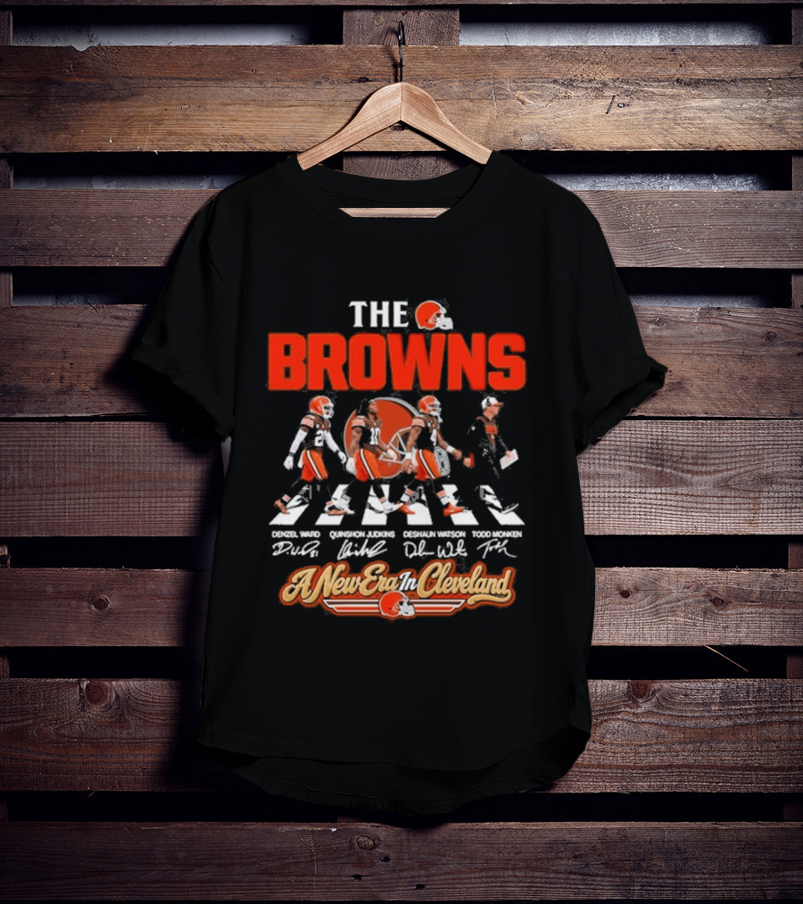 The Browns 2026 Football Team Abbey Road A New Era In Cleveland T-Shirt