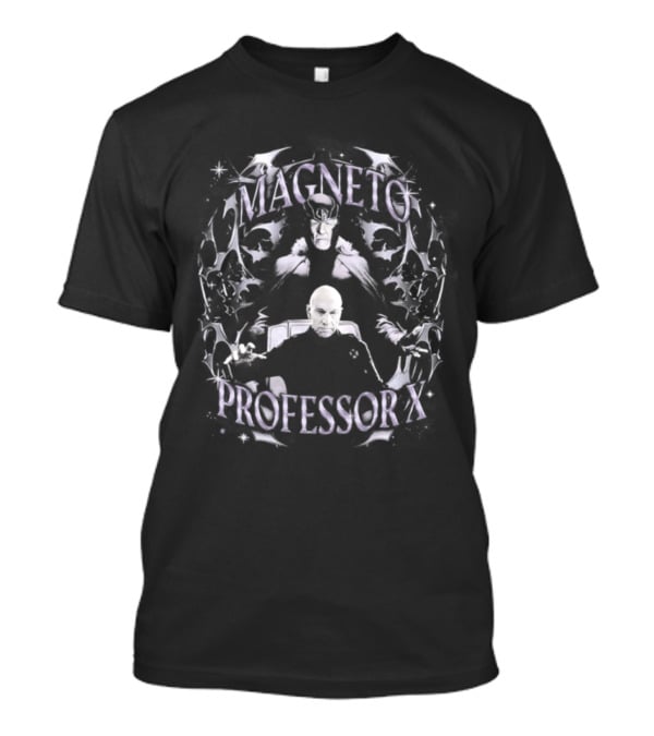 Magneto Professor X Men Marvel Mutants Face T-Shirt