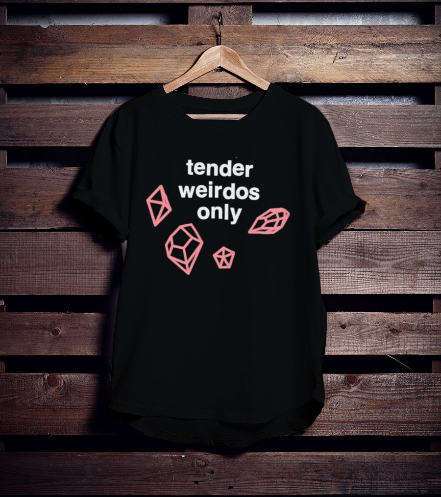 Tender Weirdos Only Crystals Geometric T-Shirt