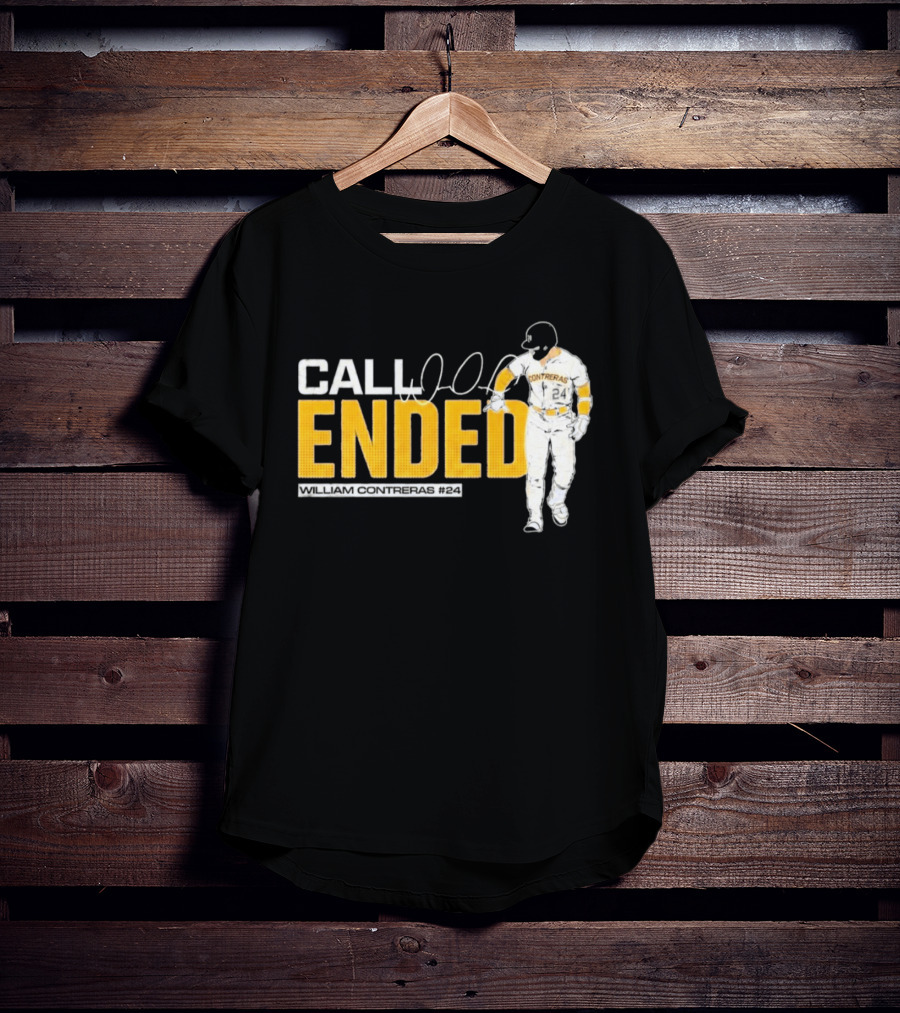 William Contreras Call Ended Baseball Player White And Gold T-Shirt