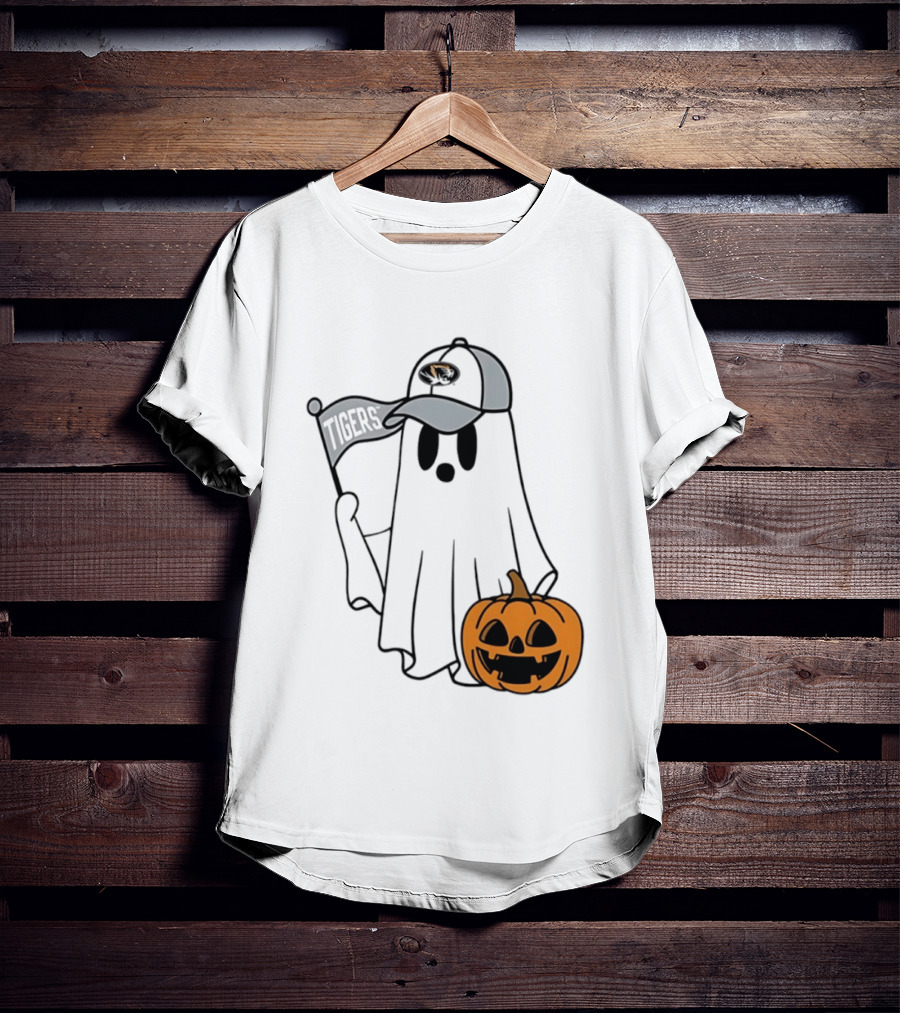 Missouri Tigers Halloween Ghost Pumpkin 2026 T-Shirt