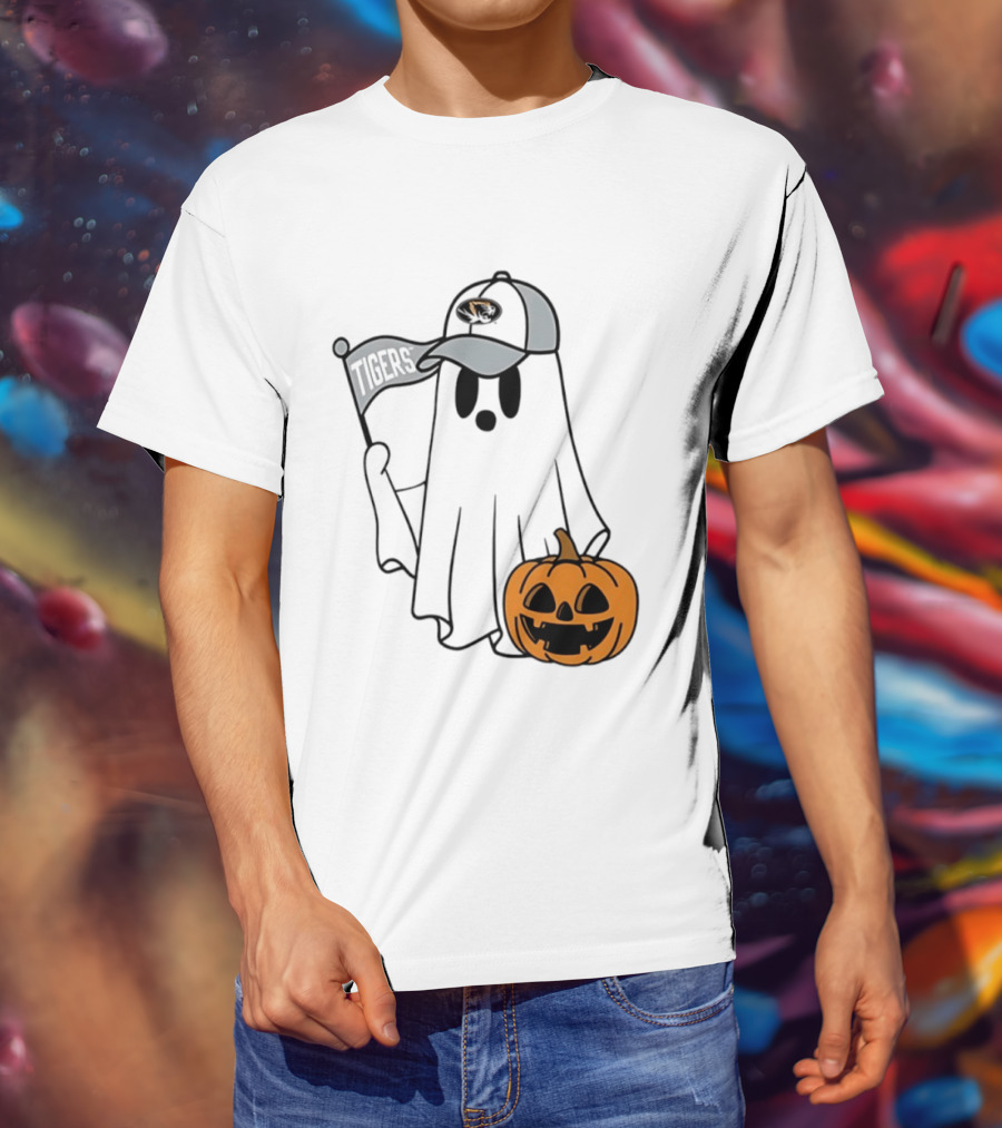 Missouri Tigers Halloween Ghost Pumpkin 2026 T-Shirt