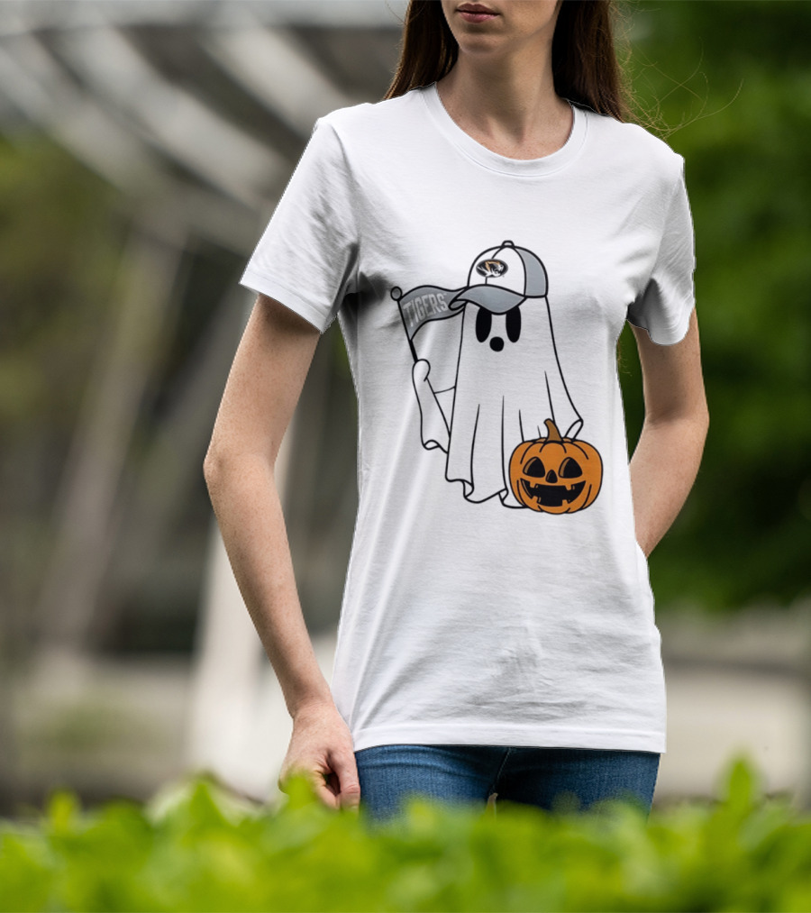 Missouri Tigers Halloween Ghost Pumpkin 2026 T-Shirt