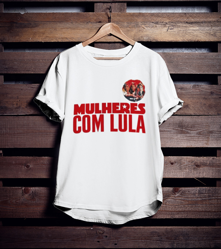 Mulheres Com Lula Olívia Santana T-Shirt