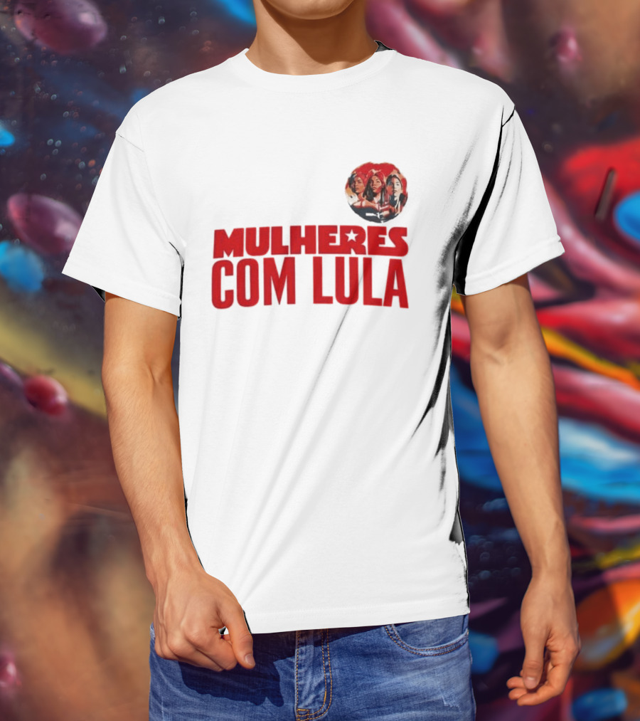 Mulheres Com Lula Olívia Santana T-Shirt
