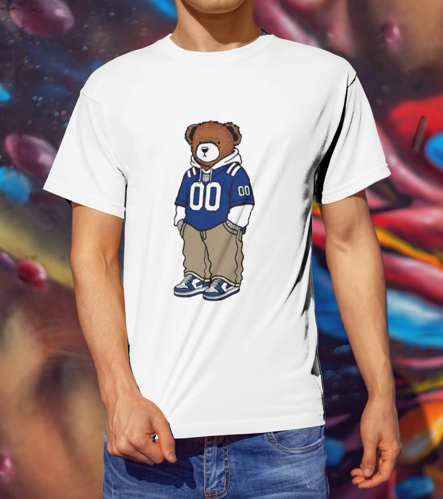 Indianapolis Colts Teddy Bears NFL London Games 2026 T-Shirt