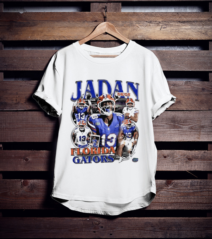 Jadan Baugh Florida Gators 2026 NCAA Football 90s Bootleg T-Shirt