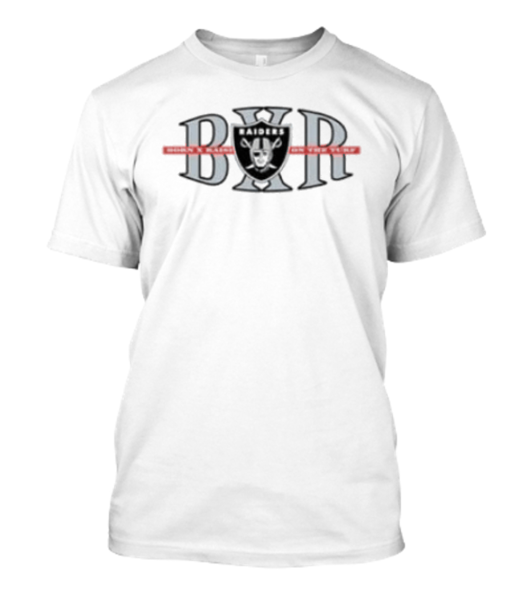 Las Vegas Raiders Born X Raised BXR Block Letter T-Shirt
