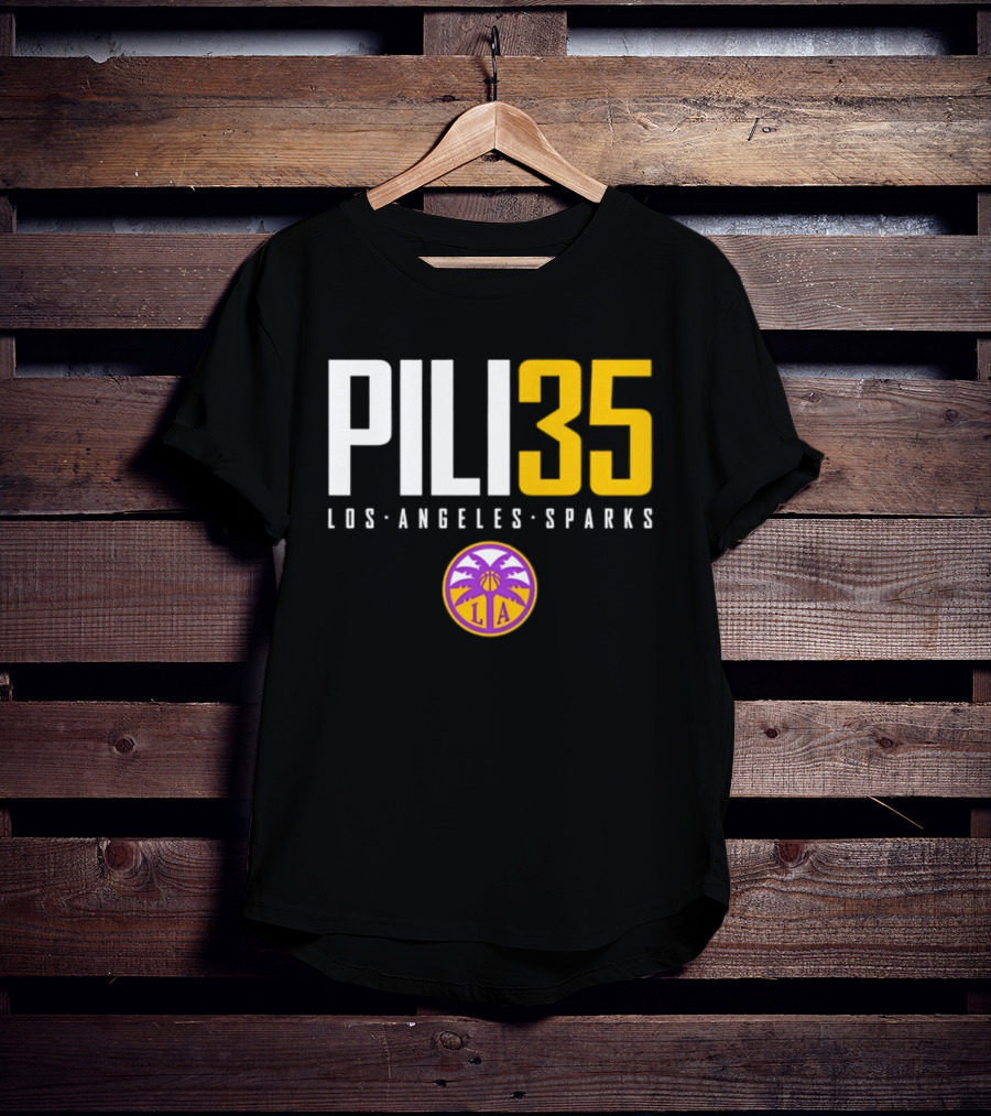 Pili 35 Los Angeles Sparks WNBA Basketball Team T-Shirt