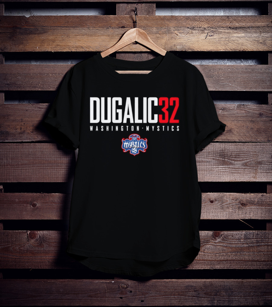 Angela Dugalic 32 Washington Mystics Mystics Basketball T-Shirt