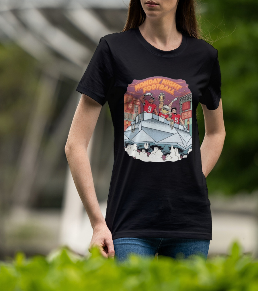 Monday Night Football Atlanta Falcons Dirty Bird Nest Red Zone Stadium T-Shirt