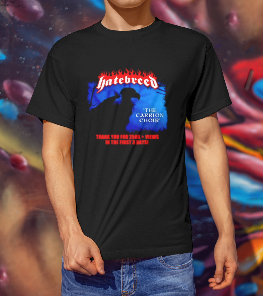 Hatebreed The Carrion Choir Metal Hardcore Album T-Shirt