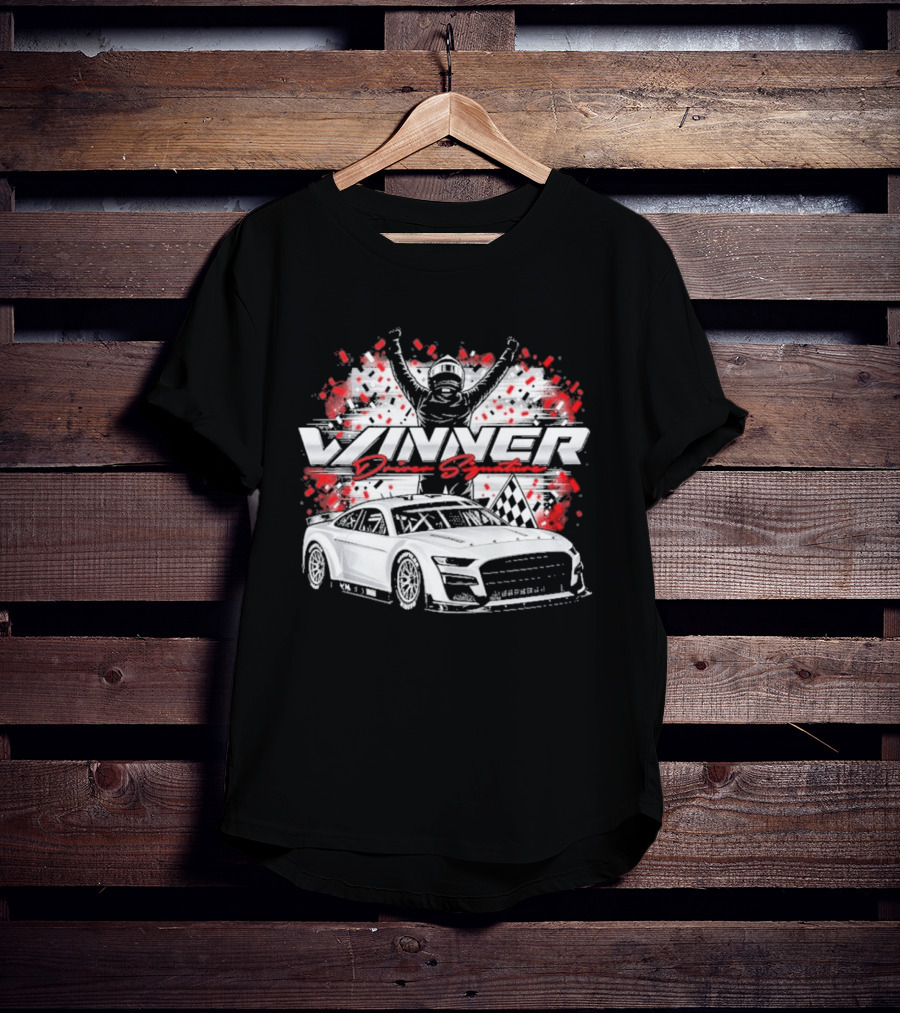 Chase Briscoe Winner South Point 400 Race Car Champion Celebration T-Shirt