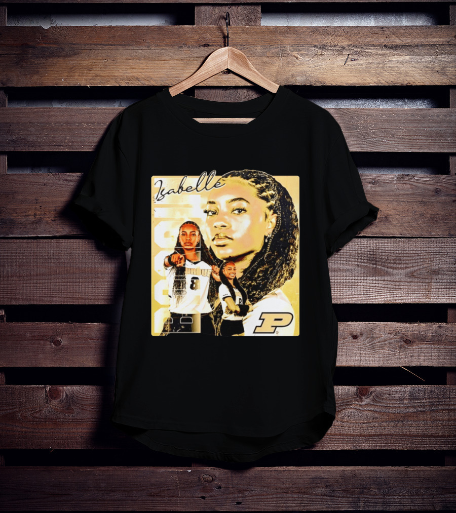 Isabelle Bardin Purdue Boilermakers Volleyball NCAA Team Player P Sports T-Shirt