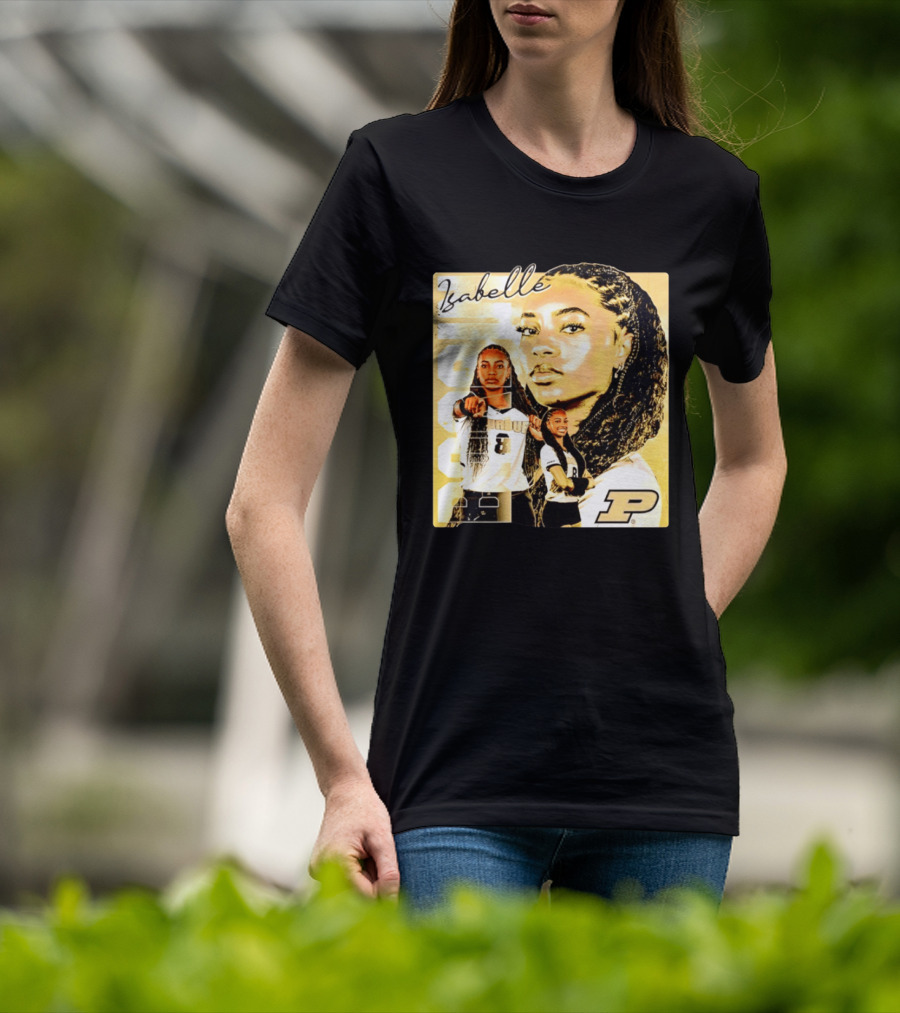Isabelle Bardin Purdue Boilermakers Volleyball NCAA Team Player P Sports T-Shirt