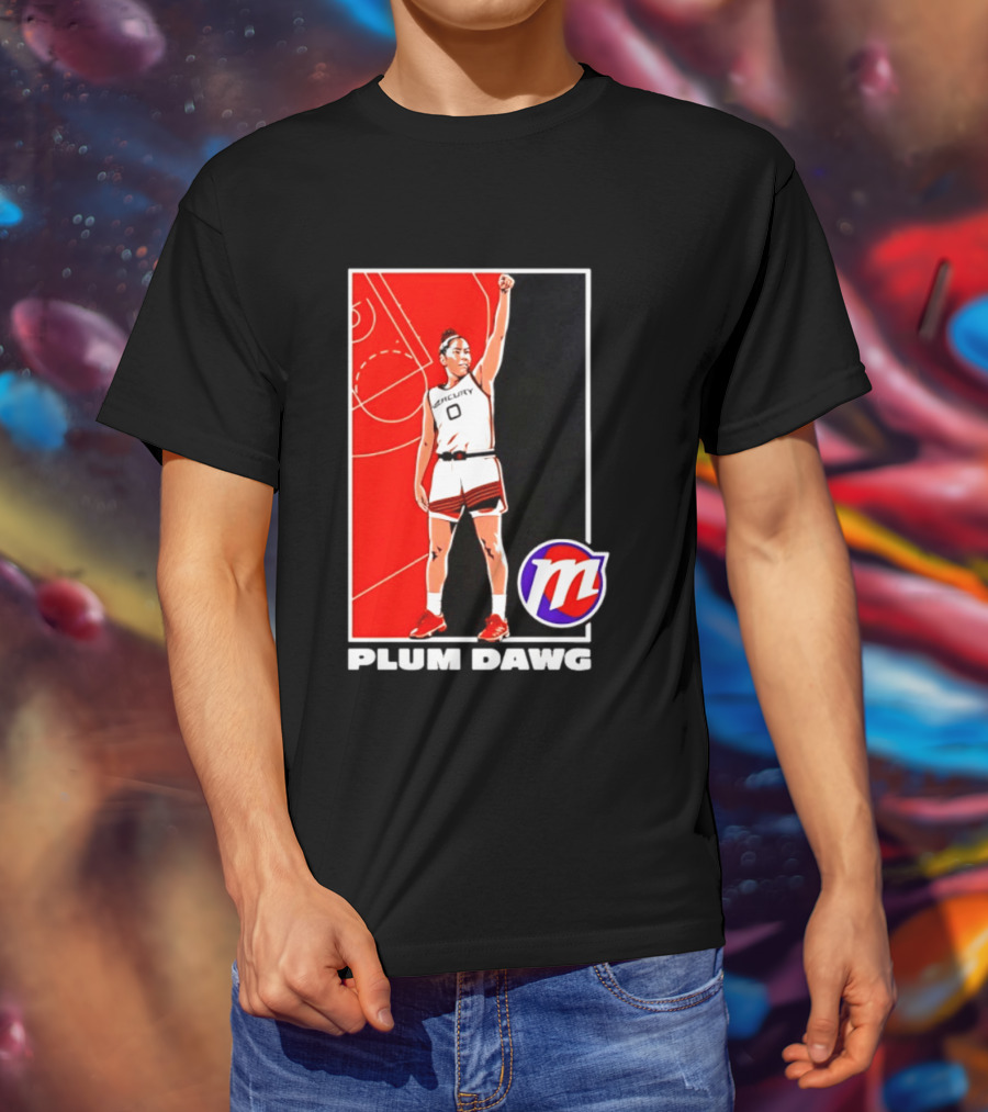 Kelsey Plum Phoenix Mercury 2026 WNBA Plum Dawg T-Shirt
