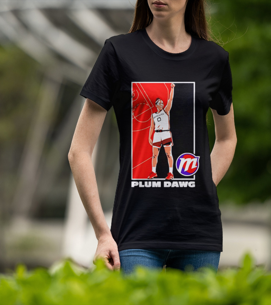 Kelsey Plum Phoenix Mercury 2026 WNBA Plum Dawg T-Shirt