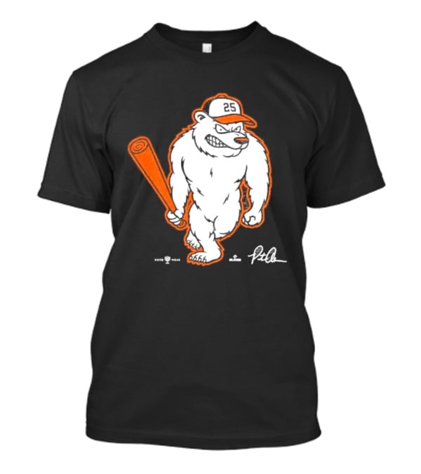 Baltimore Orioles Polar Bear Pete Alonso Baseball Bat T-Shirt